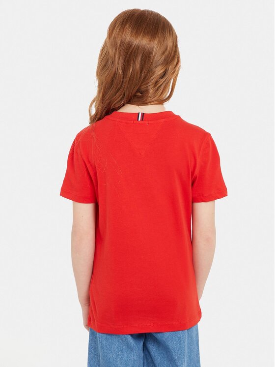 Tommy Hilfiger Tommy Hilfiger Tricou Essential KS0KS00210 S Roșu Regular Fit