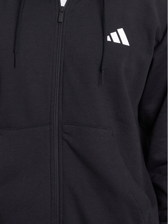 adidas adidas Mikina Essentials 3-Stripes JD1870 Černá Regular Fit