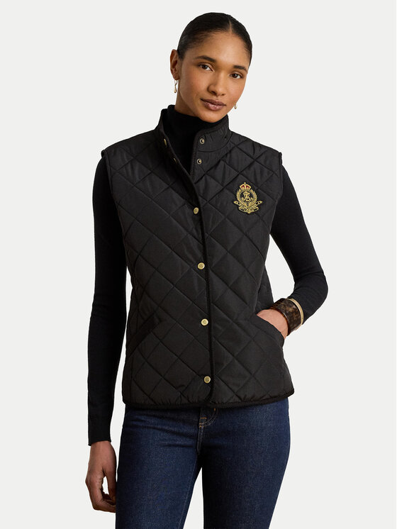 LAUREN RALPH LAUREN LAUREN RALPH LAUREN Prsluk 297P18068001 Crna Regular Fit