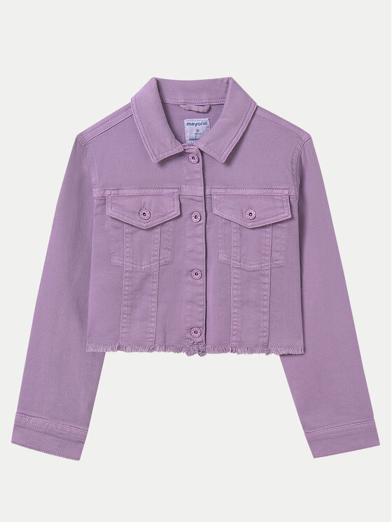 Mayoral Mayoral Farmer kabát 6406 Lila Regular Fit