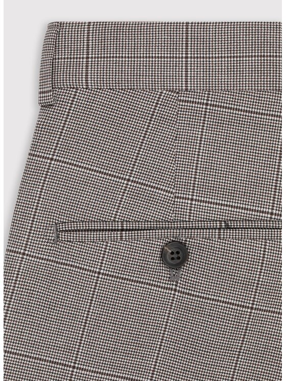 Pako Lorente Pako Lorente Spodnie garniturowe P24SF-6G-018 Brązowy Slim Fit