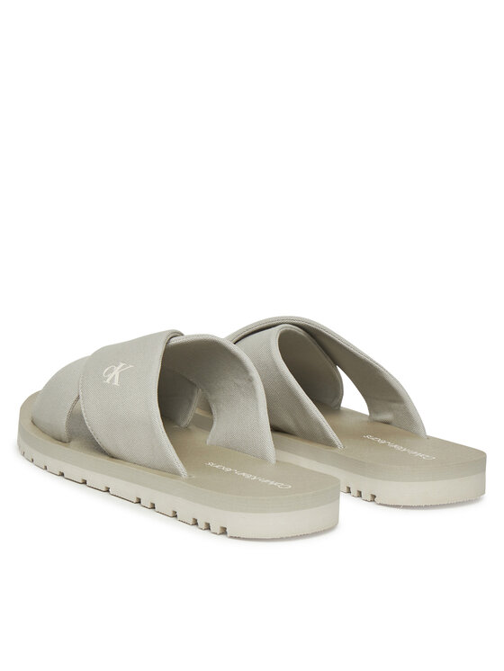 Calvin Klein Jeans Calvin Klein Jeans Klapki Cross Sandal Crxs Tx YM0YM01223 Szary
