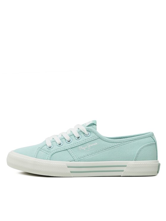 Pepe Jeans Pepe Jeans Tenisówki Brady Basic W PLS31287 Turkusowy