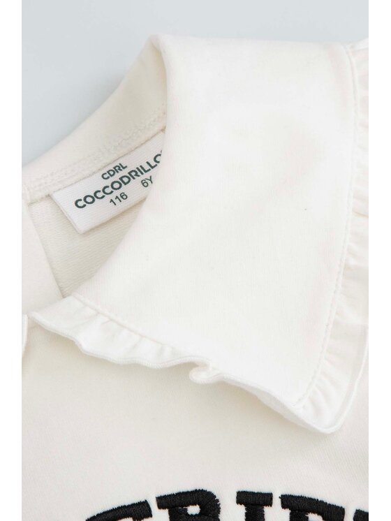Coccodrillo Coccodrillo Bluza ZC4132101AGK-003 Écru Regular Fit