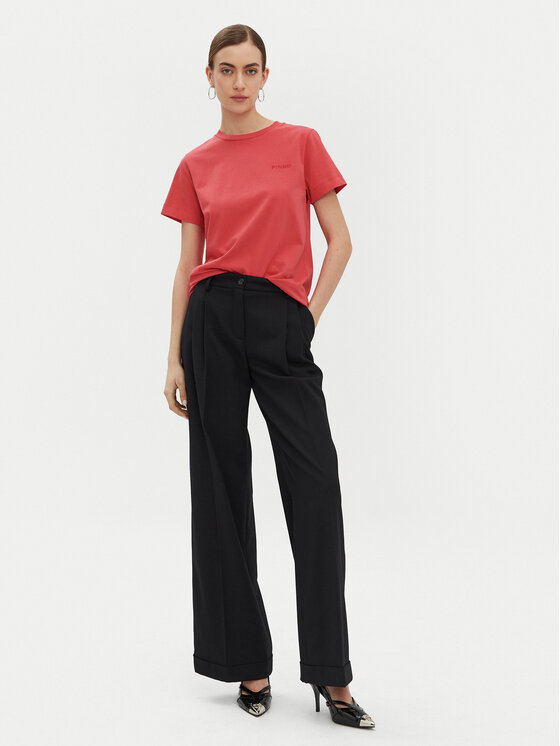 PINKO PINKO T-särk 101752 A2HN Punane Regular Fit