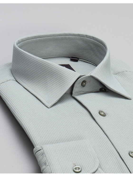 Borgio Borgio Koszula licodia Zielony Slim Fit