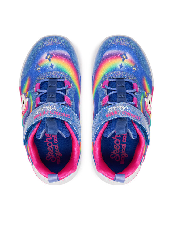 Skechers Skechers Снікерcи S-Lights: Unicorn Chaser 302298N/BLMT Голубий
