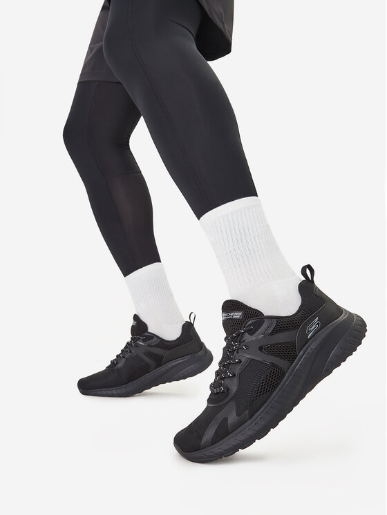 Skechers Skechers Tenisice Bobs Squad Chaos-Elevated Drift 118034/BBK Crna