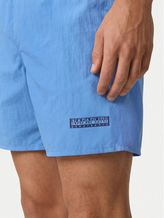Napapijri Napapijri Kupaće gaće i hlače V-Box Logo 1 NP0A4HAX Plava Regular Fit
