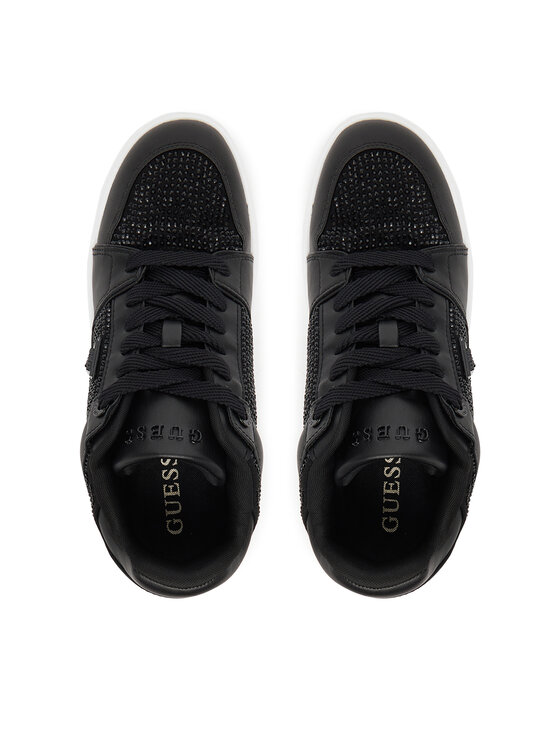 Guess Guess Sneakersy FLTDL2 LEA12 Černá