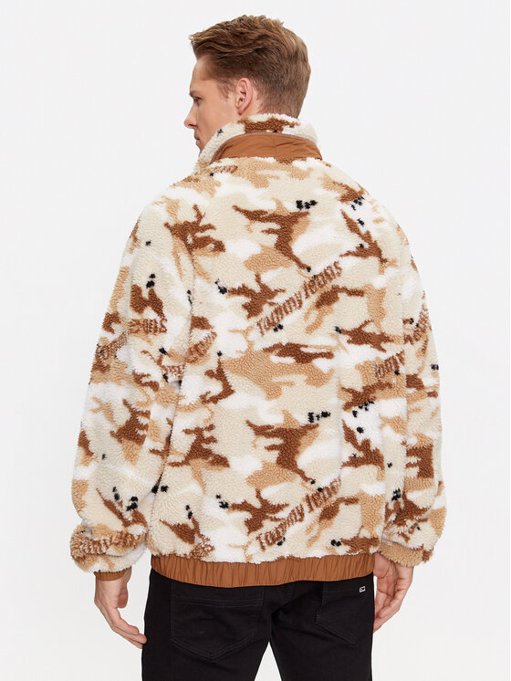 Tommy Jeans Tommy Jeans Übergangsjacke DM0DM17221 Beige Relaxed Fit