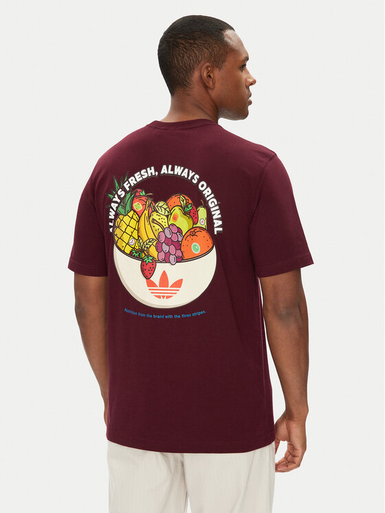 adidas adidas T-shirt JW2976 Bordeaux Loose Fit