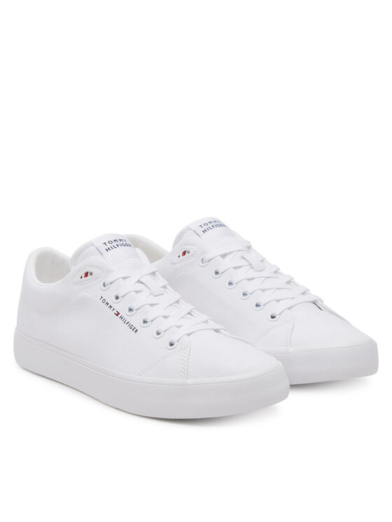 Tommy Hilfiger Tommy Hilfiger Scarpe sportive Th Hi Vulc Low Core Canvas FM0FM05396 Bianco
