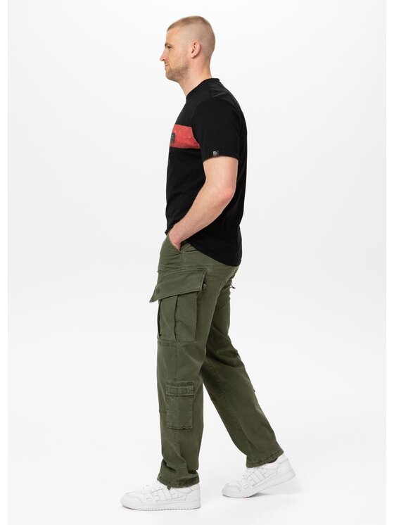PITBULL PITBULL Jeansy SCOTT Zielony Regular Fit