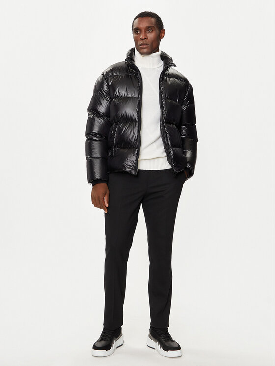 Moose Knuckles Moose Knuckles Giubbotto piumino Kings M34MJ144H1 Nero Regular Fit