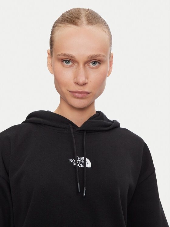 The North Face The North Face Bluză Essential NF0A89EN Negru Oversize