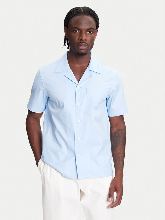 Robe di Kappa Robe di Kappa Košile Robe Giovani Aousja 631372W Světle modrá Regular Fit