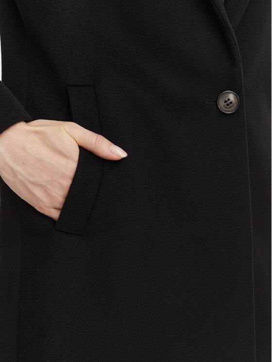 Marella Marella Μάλλινο παλτό Pavido 2623016031 Μαύρο Loose Fit