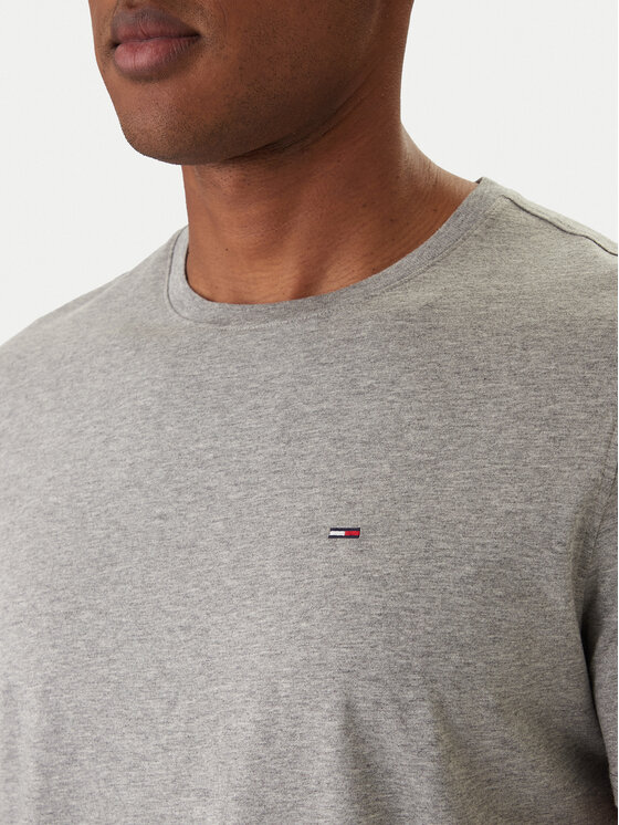 Tommy Jeans Tommy Jeans Tricou DM0DM04411 Gri Slim Fit