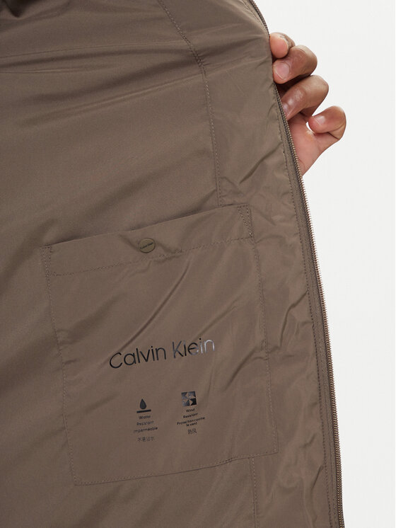 Calvin Klein Calvin Klein Pernata jakna LV04LD516G Bež Regular Fit