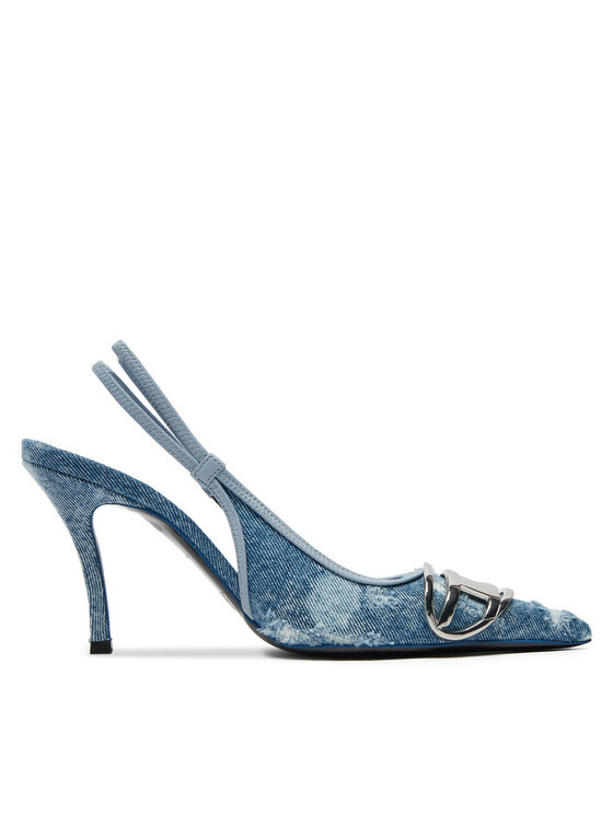 サンダル・ミュール DIESEL FW25 Diesel D-Venus SB Pumps (Y02985 PS288 T6348) Women's D-Venus-Slingback pumps in leather-trimmed mesh