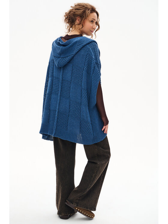 blue shadow blue shadow Kardigan Tamashi Granatowy Regular Fit