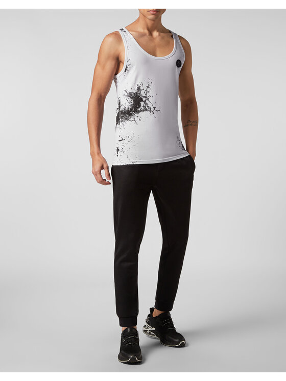 Plein Sport Plein Sport T-Shirt 2491 Biały Regular Fit