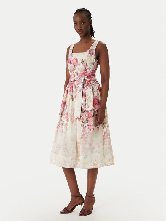 Rinascimento Rinascimento Rochie cocktail CFC0020272002 Crem Regular Fit
