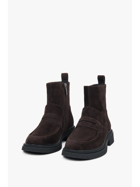 Estro Estro Μποτάκια ER00118185 Καφέ