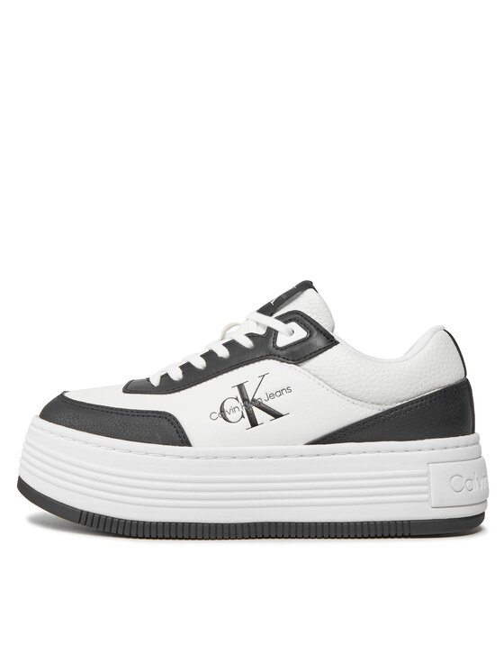 Calvin Klein Jeans Calvin Klein Jeans Tenisice Bold Flatf Low Lace Mix Ml Fad YW0YW01316 Crna