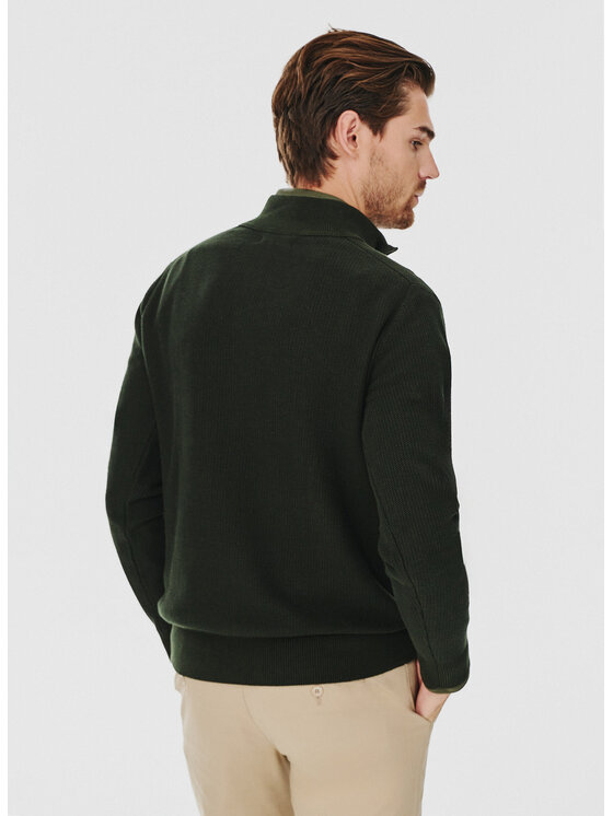 Pako Lorente Pako Lorente Sweter P24WF-2X-027 Zielony Classic Fit