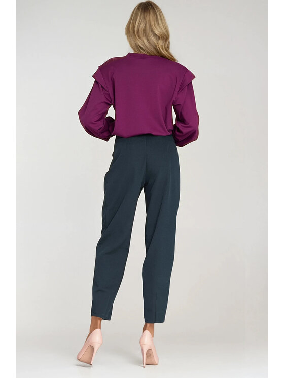 NIFE NIFE Dámské kalhoty SD120 Tmavomodrá Baggy Fit