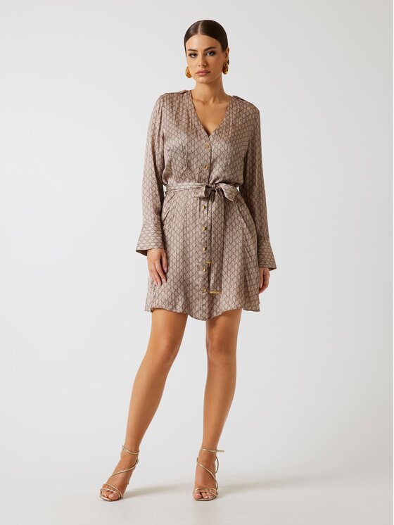 Marciano Guess Marciano Guess Sukienka codzienna 178759 Beżowy Classic Fit