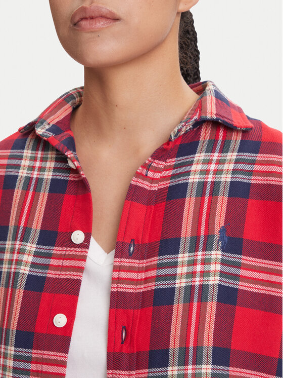 Polo Ralph Lauren Polo Ralph Lauren Koszula 211A95156004 Czerwony Relaxed Fit