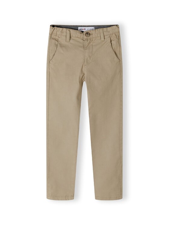 minoti minoti Spodnie materiałowe 23pant47 Beżowy Regular Fit