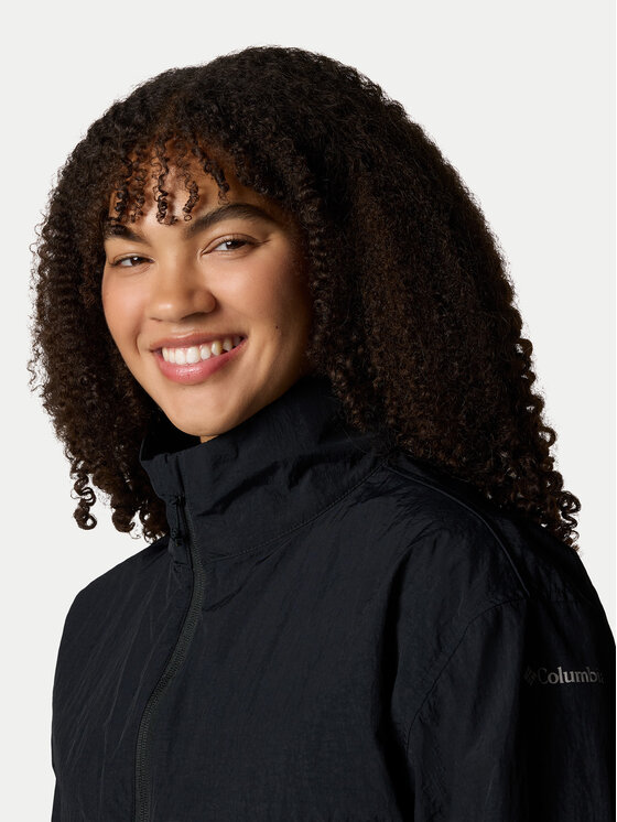 Columbia Columbia Prijelazna jakna Paracutie™ Cropped Cargo Windbreaker 2116571 Crna Regular Fit
