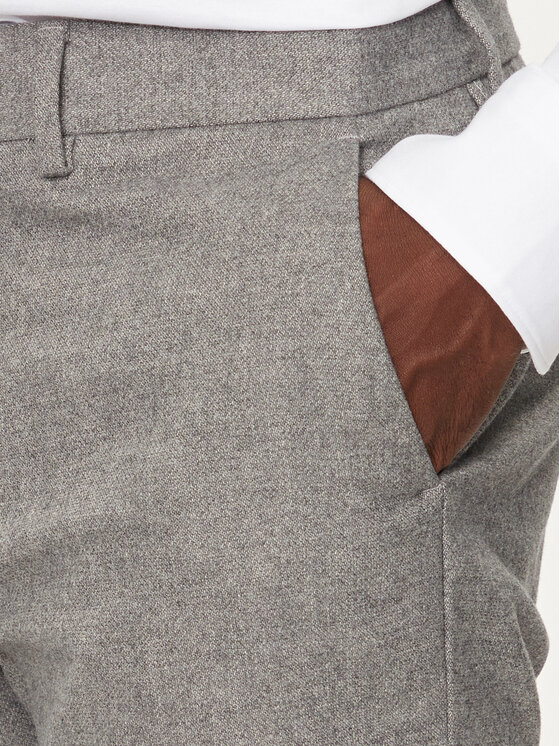 Tommy Hilfiger Tommy Hilfiger Штани з тканини MW0MW36735 Сірий Straight Fit