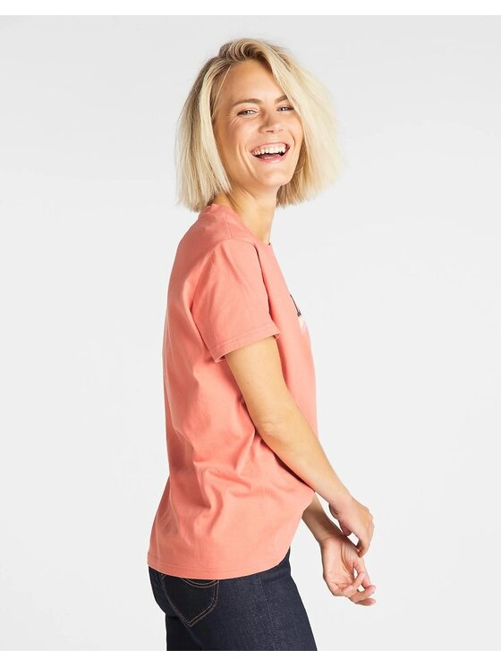 Lee Lee T-shirt CREW NECK TEE Rosso Regular Fit