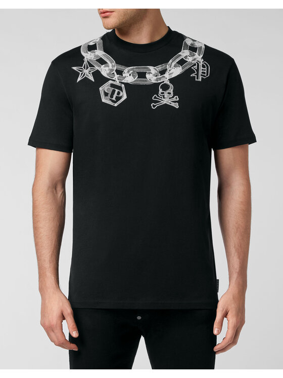PHILIPP PLEIN PHILIPP PLEIN T-shirt 3301 Nero Regular Fit