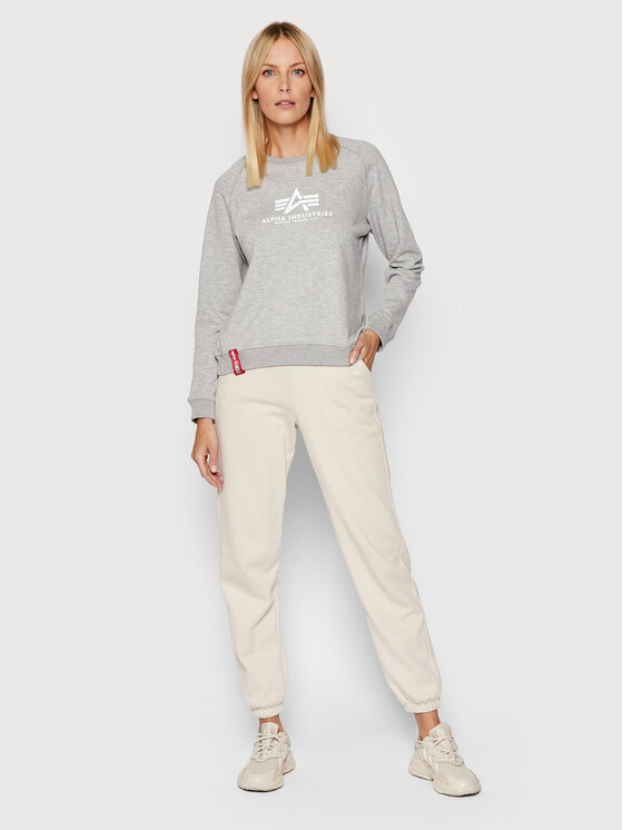 Alpha Industries Alpha Industries Bluza New Basic196031 Szary Regular Fit