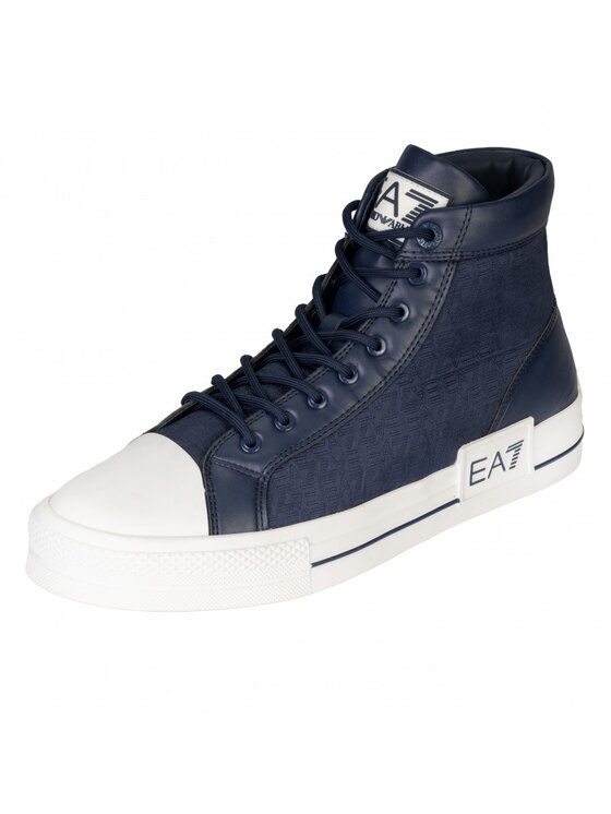 Emporio Armani Emporio Armani Trampki X8Z037 XK294 R236 Granatowy