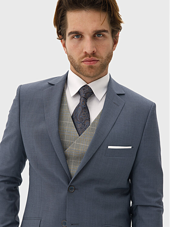 Evenemen Evenemen Garnitur Hidon Niebieski Slim Fit
