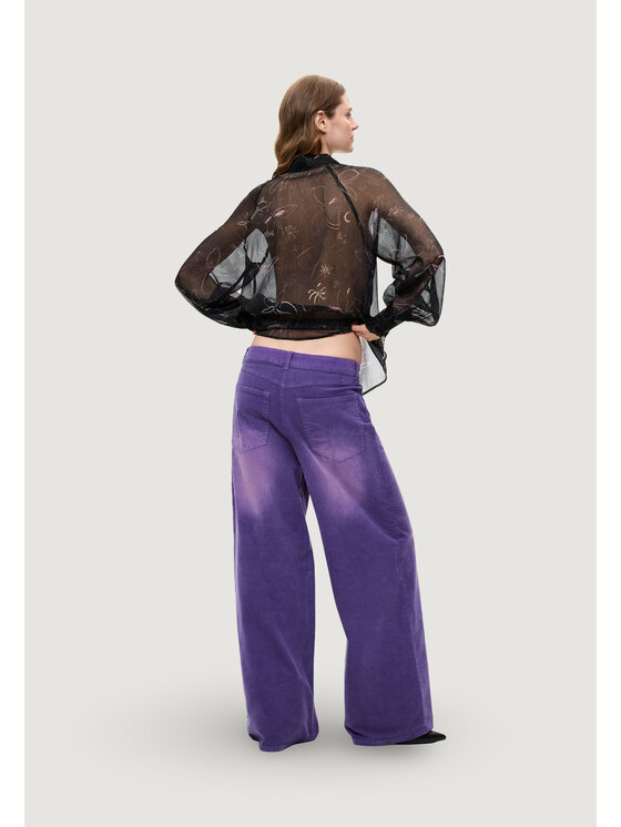 Desigual Desigual Pantaloni chino PANT_REF_PORLY Viola Casual Fit
