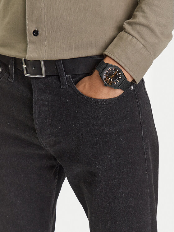 Diesel Diesel Laikrodis Scraper DZ2194 Juoda