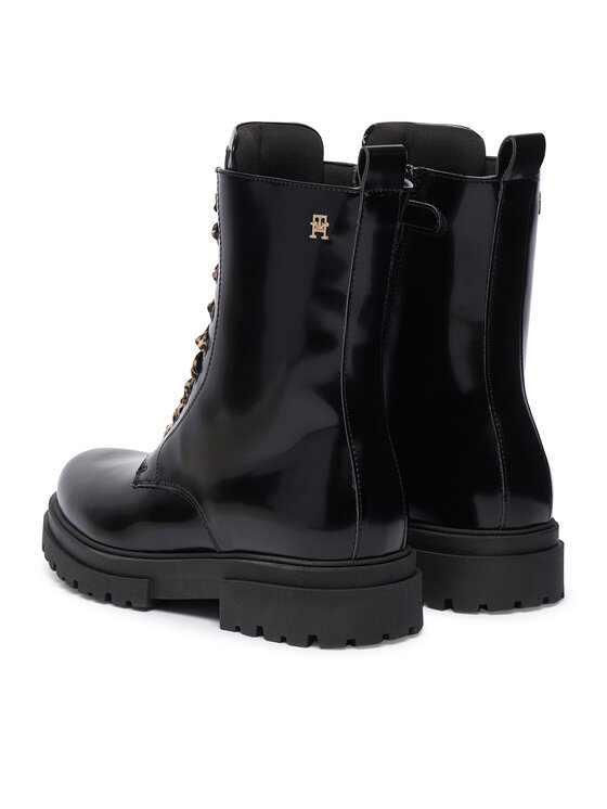 Tommy Hilfiger Tommy Hilfiger Μποτίνια T4A5-35174-1453999 D Μαύρο