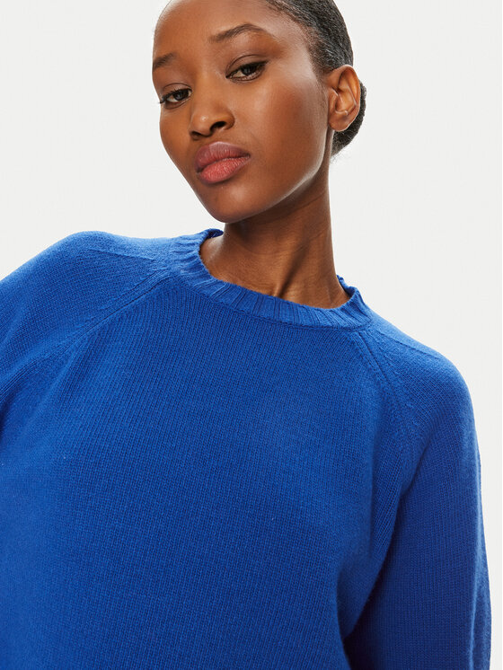 Weekend Max Mara Weekend Max Mara Džemper Gabbia 2425366162 Tamnoplava Regular Fit