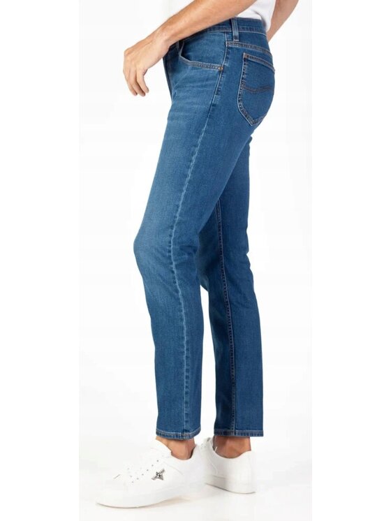 Lee Lee Jeansy Rider Niebieski Slim Fit