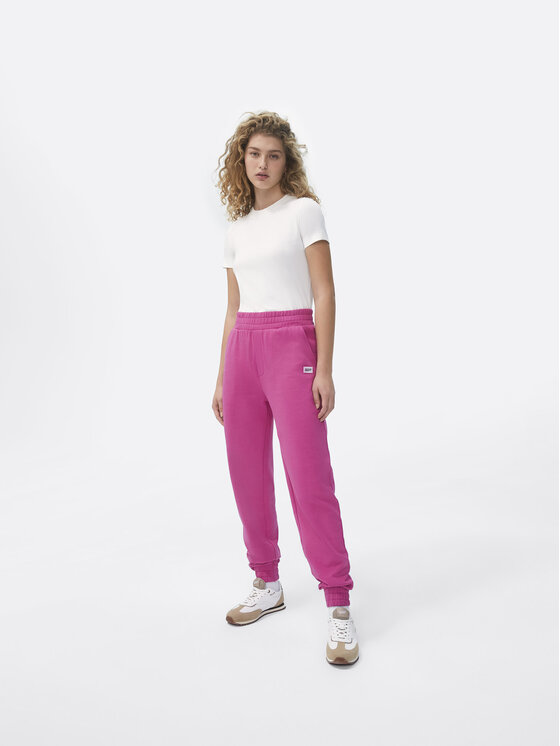 Sprandi Sprandi Spodnie dresowe SP22-SPD102 Różowy Relaxed Fit