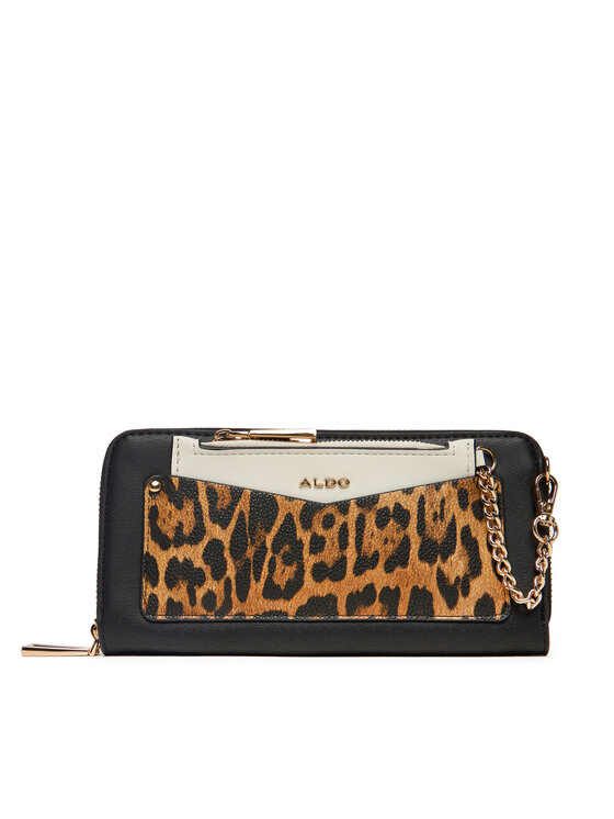 Aldo Aldo Голям дамски портфейл Esai 14143754 Черен