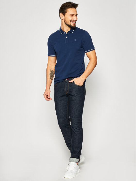 Tommy Hilfiger Tommy Hilfiger Traperice MW0MW01754 Tamnoplava Slim Fit